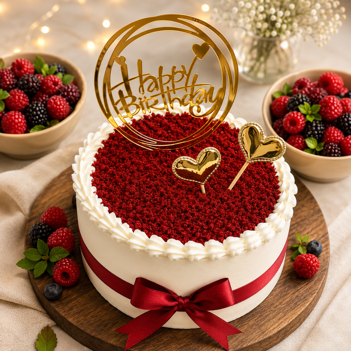 Red Valvet Vanila Cake