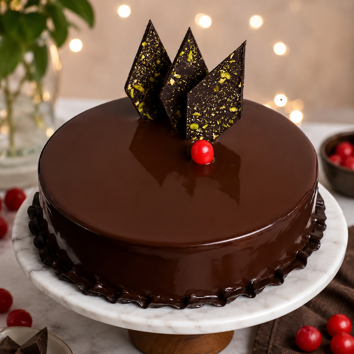 Chocolate truffle cake